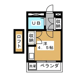 1Rの間取り画像