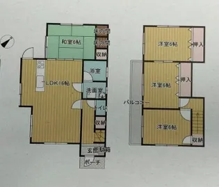 滋賀県大津市比叡平3【一戸建】の間取り
