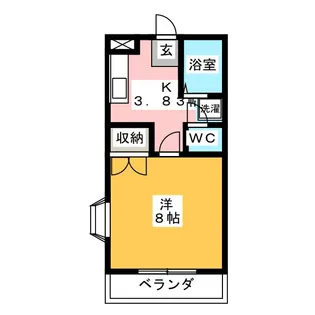 プレシオI【2階】の間取り