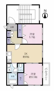 グランデュール永福【3階】の間取り