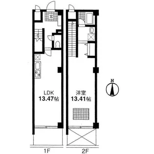 コリーヌ自由が丘の間取り