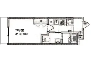 千葉県市川市原木3【アパート】の間取り