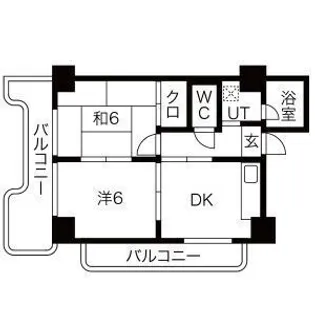 大阪府大阪市浪速区大国3【マンション】の間取り