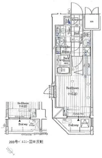 ガリシア品川【2階】の間取り