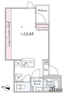 東京都東村山市栄町1【アパート】の間取り