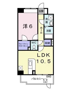 フォレスト光【1階】の間取り