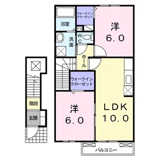 メゾンNaNa【2階】の間取り