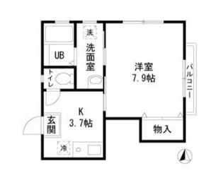 フォレストメゾン NAKANISHI【2階】の間取り