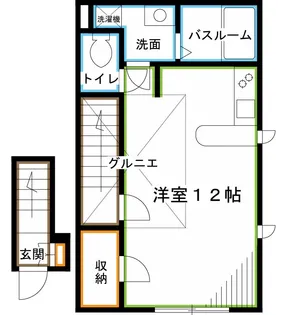東京都杉並区善福寺1【アパート】の間取り