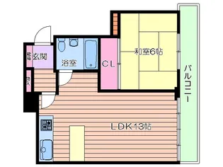 グランドールハタダ【6階】の間取り