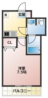 b’ CASA東十条【2階】の間取り