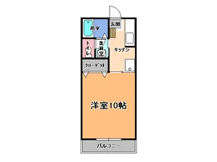 サンみゆき1号棟【1階】の間取り