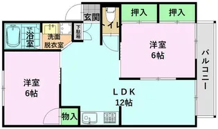 プルミエール桂町【2階】の間取り