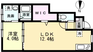 ルタンブル【1階】の間取り