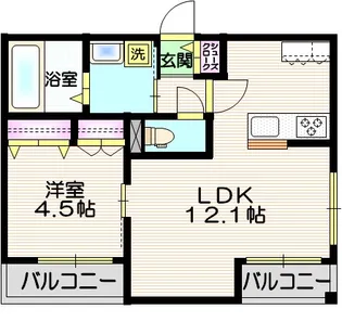 埼玉県さいたま市浦和区領家1【マンション】の間取り