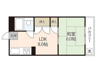 BAUHAUS南千田町【1階】の間取り