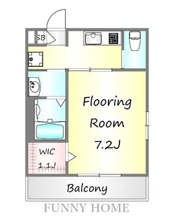 Famille等々力【2階】の間取り