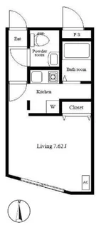 モデュロール目白(モデュロールメジロ)【1階】の間取り