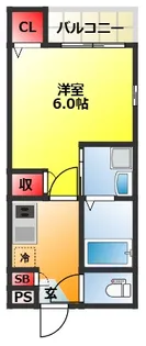大阪府大阪市東淀川区柴島2【アパート】の間取り