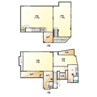 三重県四日市市小林町【一戸建】の間取り