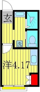 ROSSO高柳【1階】の間取り
