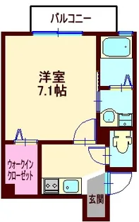 パーチェ西大井【1階】の間取り