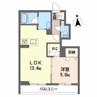 スマイリング桜田【1階】の間取り