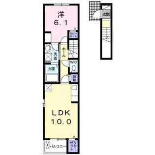 東京都板橋区蓮根3【アパート】の間取り