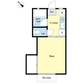 ミルキーハイツ【2階】の間取り