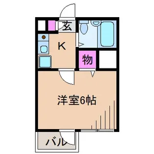 神奈川県川崎市中原区木月1【マンション】の間取り