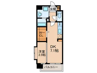 ギャラクシー空港西【12階】の間取り