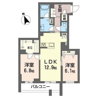 グランクロス サン【1階】の間取り