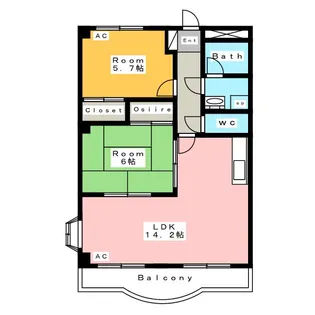 ドリームフェアリー【1階】の間取り