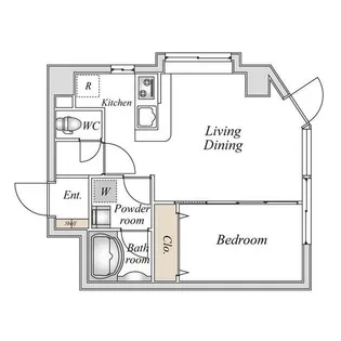 スペーシア池尻大橋【7階】の間取り