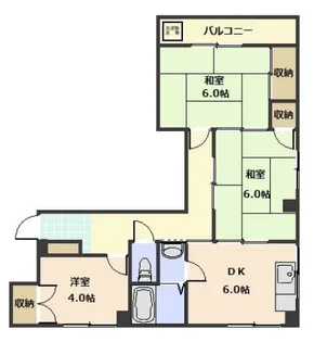 白石ビル【2階】の間取り