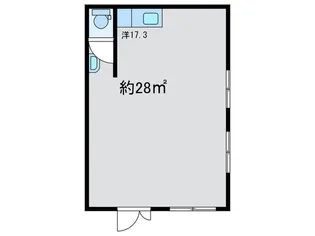 宝マンション【1階】の間取り