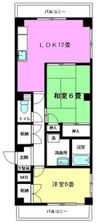 マンション伊興【2階】の間取り