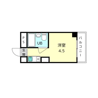 フォレスト高畑マンション【2階】の間取り