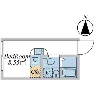 HJPLACEYOYOGIUEHARA【3階】の間取り