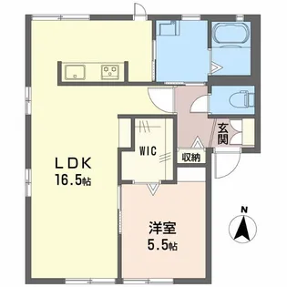 アンソレイエ21 A棟【2階】の間取り