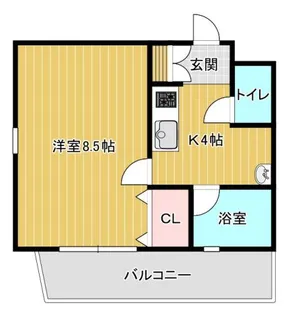 メルポート宇品神田【8階】の間取り