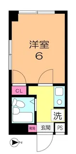 ヴィラコーポ平間【2階】の間取り