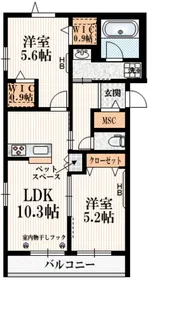 フォーシーズン【3階】の間取り