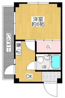 サンライズウエムラ【2階】の間取り
