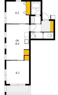 サンフォレスタ松陰【3階】の間取り