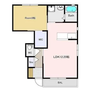 DVDアパートメントハウス【1階】の間取り