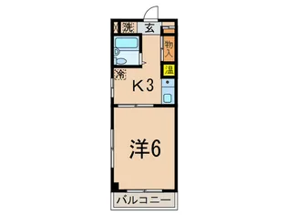 カーサベーラ【4階】の間取り