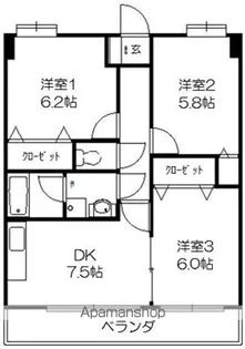 ラビナコート21【1階】の間取り