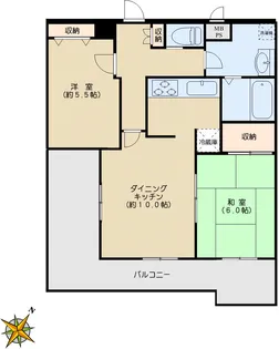 真成館ビル【5階】の間取り