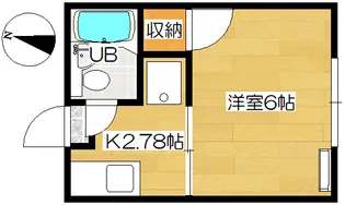 センターハウスB【1階】の間取り